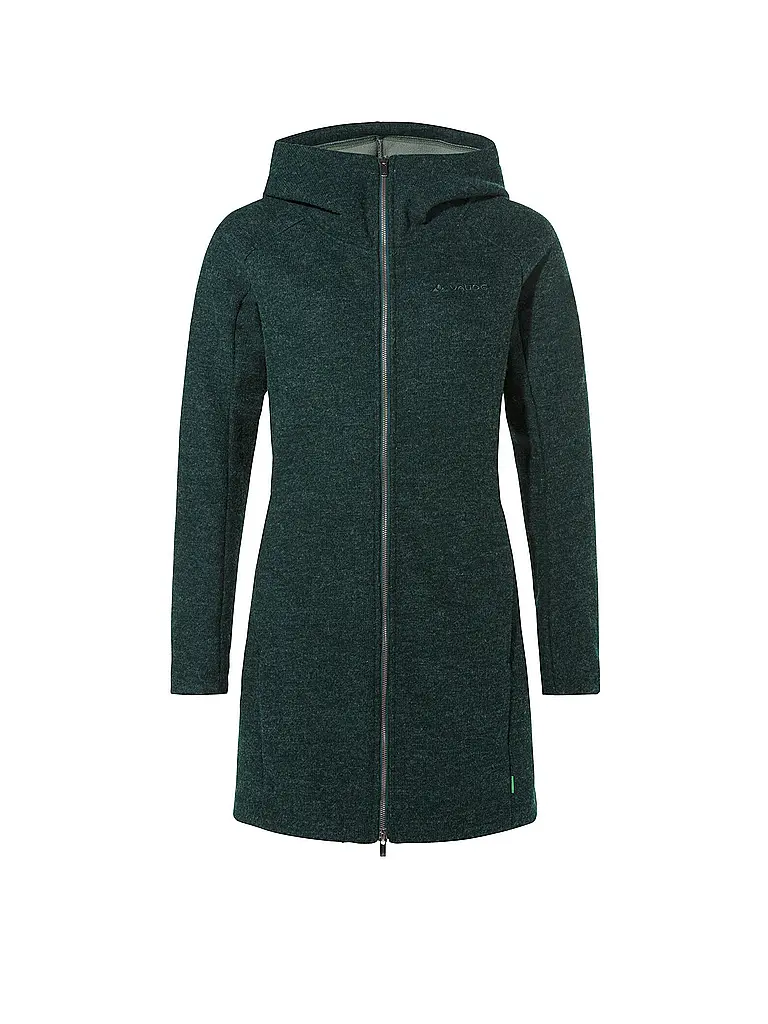 VAUDE | Parka invernale da donna Tinshan III Woolmix con cappuccio | Verde scuro