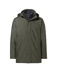 VAUDE | Parka invernale da uomo Idris IV 3in1 con cappuccio | Verde scuro
