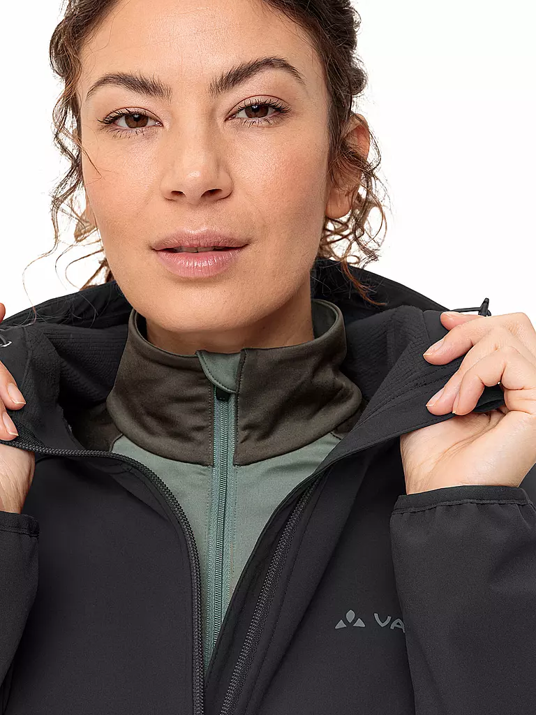 VAUDE | Softshellparka da donna Moena caldo con cappuccio | 