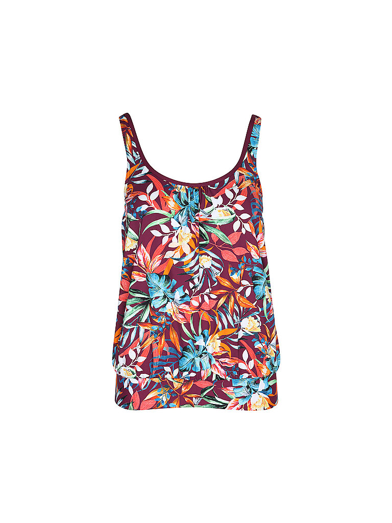 Tankini da donna rosso scuro 48