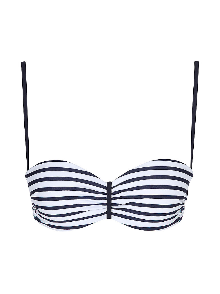 Bikinioberteil da donna con ferretto e fascia blu 42C