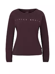 VENICE BEACH | Damen Fitnessshirt Rylee | Rosso scuro