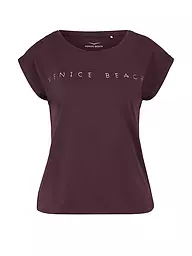 VENICE BEACH | Damen Fitnessshirt Wonder | Rosso scuro