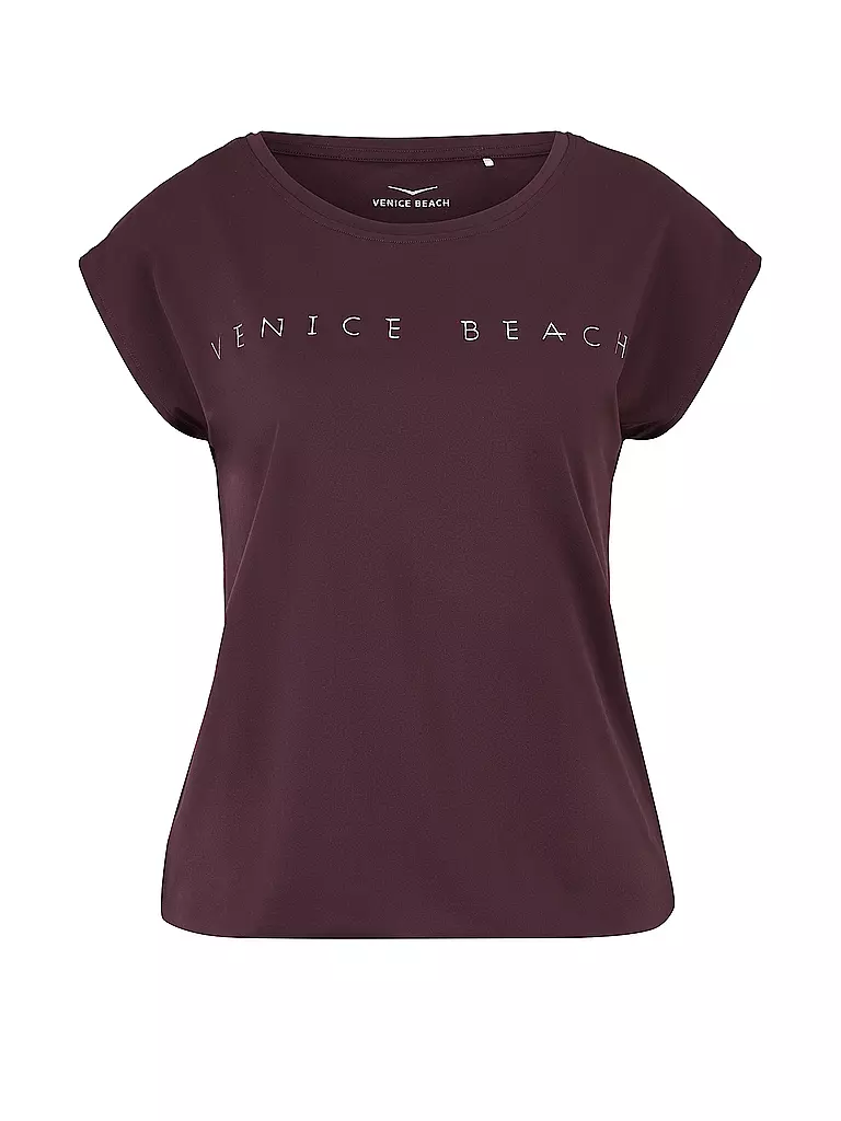 VENICE BEACH | Damen Fitnessshirt Wonder | Rosso scuro