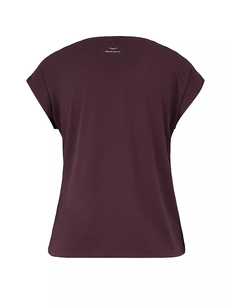 VENICE BEACH | Damen Fitnessshirt Wonder | Rosso scuro