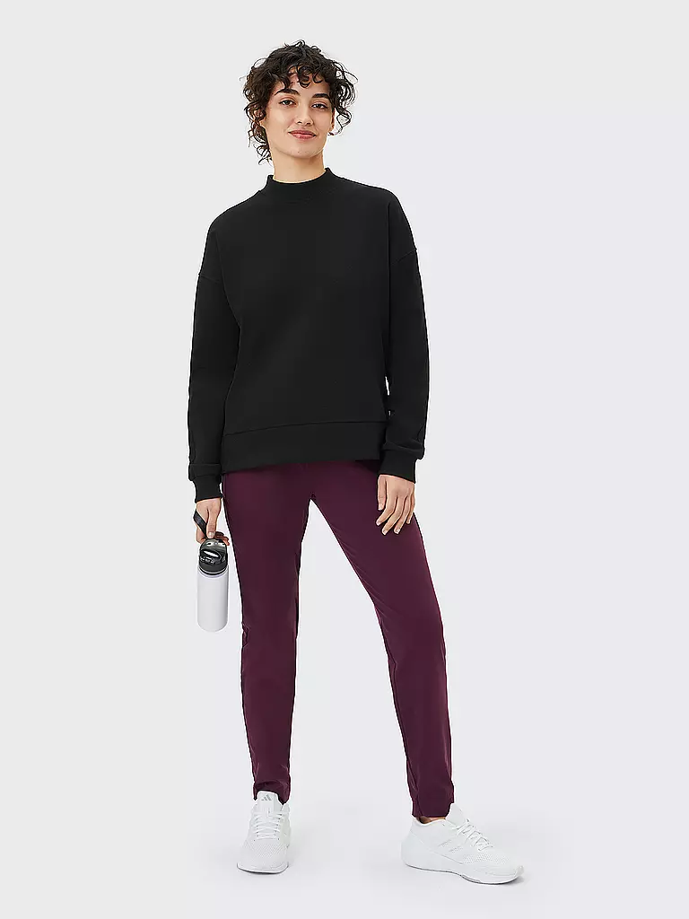 VENICE BEACH | Damen Fitnesssweater Aislinn | Nero
