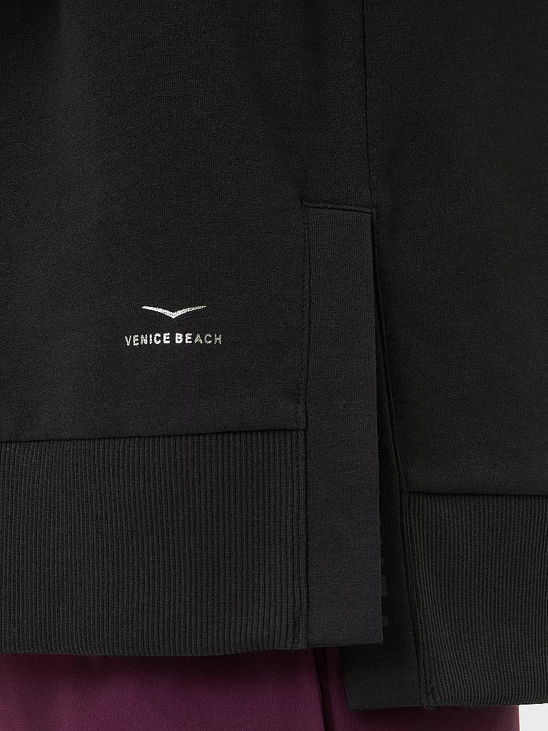 VENICE BEACH | Damen Fitnesssweater Aislinn | Nero
