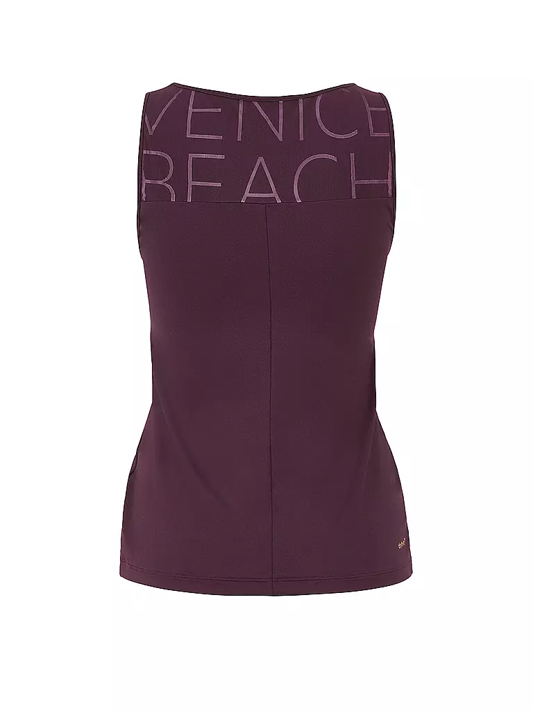 VENICE BEACH | Damen Fitnesstank Cori | Rosso scuro