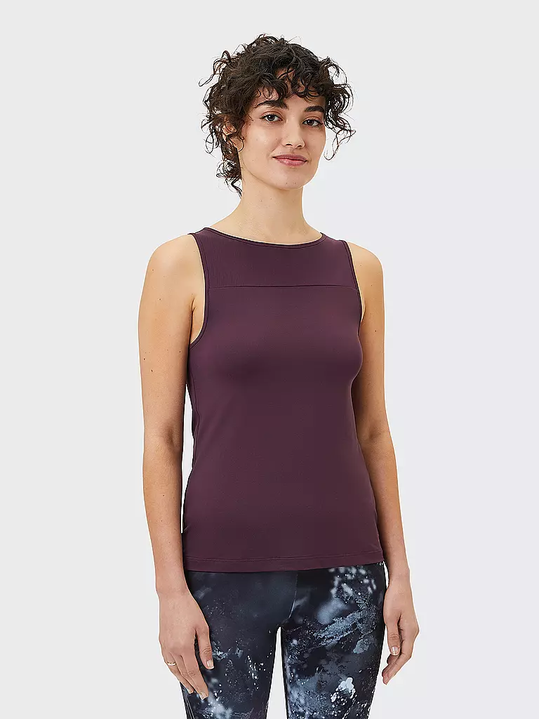 VENICE BEACH | Damen Fitnesstank Cori | Rosso scuro