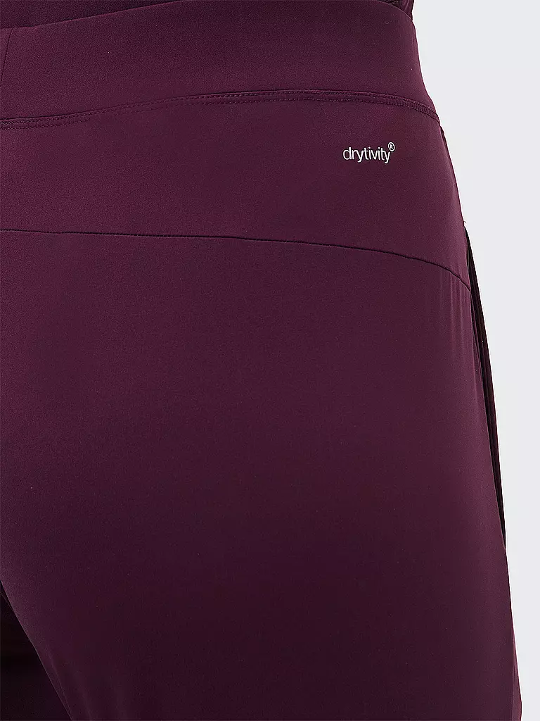 VENICE BEACH | Damen Fitnesstight Brandy | Rosso scuro