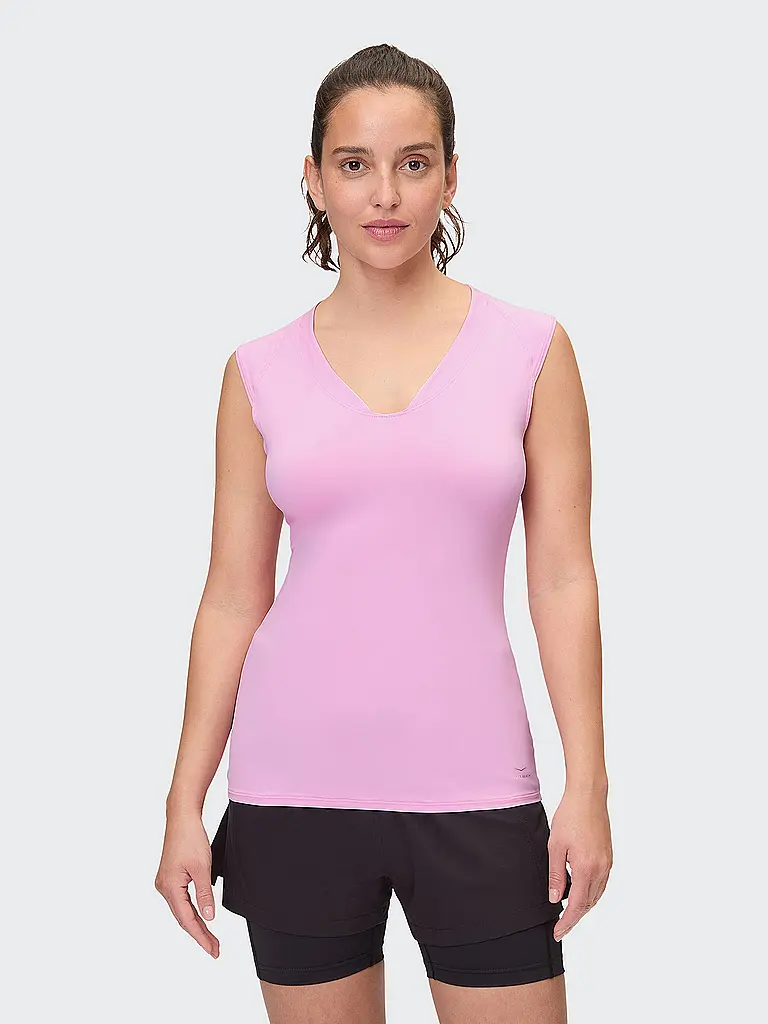 VENICE BEACH | Fitnessshirt da donna Eleam | Rosa