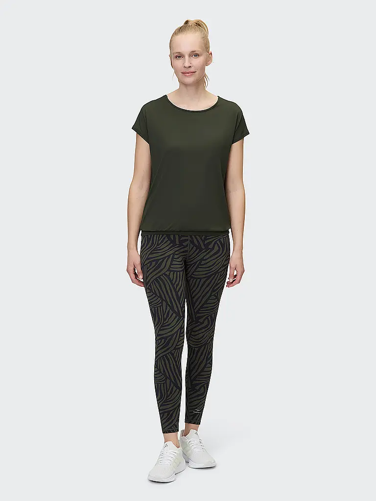 VENICE BEACH | Fitnessshirt da donna Ryah | Verde scuro