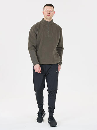 VIRTUS | Sweater in pile da uomo con mezza zip