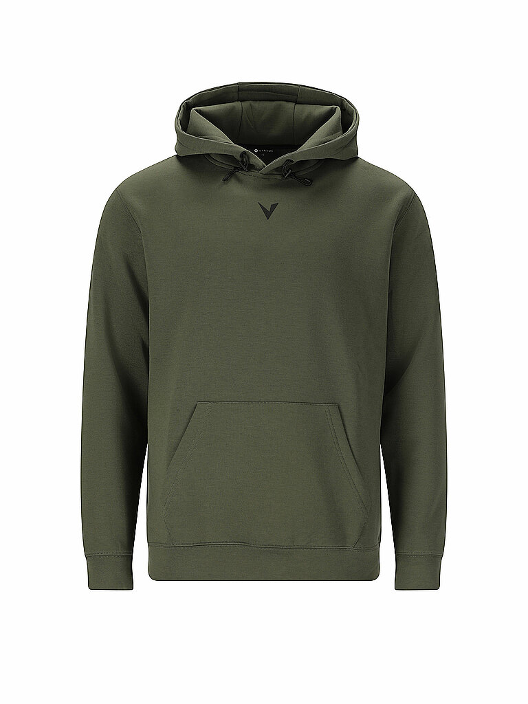 Felpa con cappuccio da uomo Taro verde scuro XXL