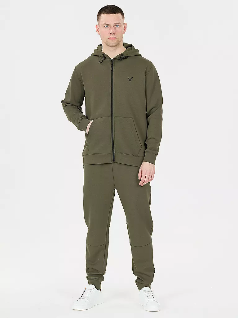 VIRTUS | Felpa con cappuccio da uomo Taro | Verde scuro