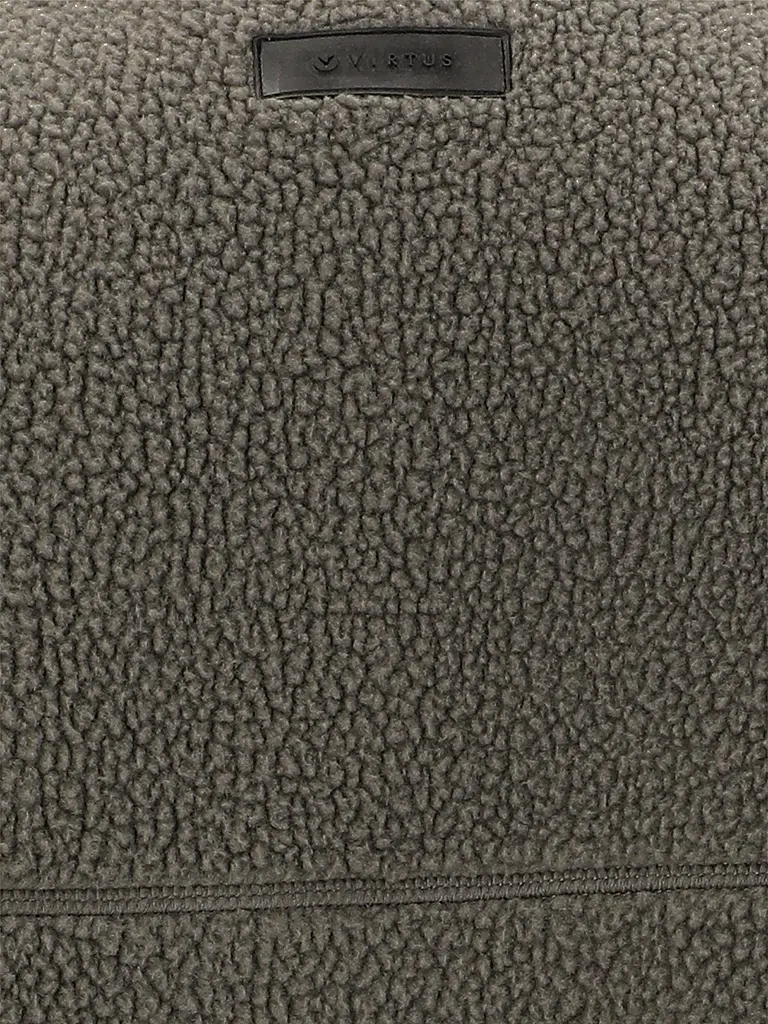 VIRTUS | Sweater in pile da uomo con mezza zip |