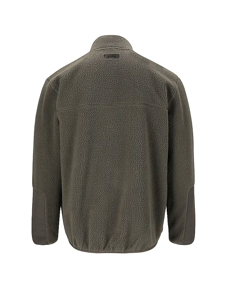 VIRTUS | Sweater in pile da uomo con mezza zip |