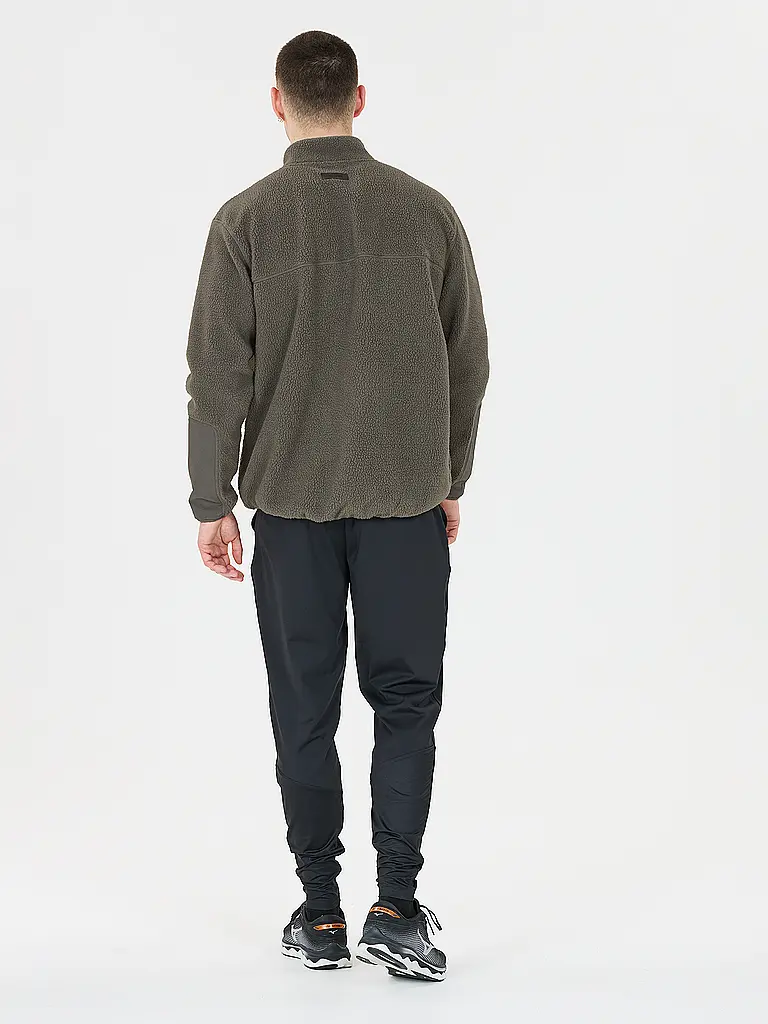 VIRTUS | Sweater in pile da uomo con mezza zip |