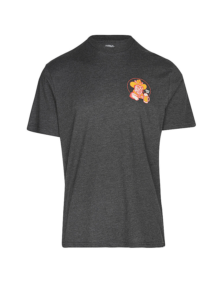 Beachshirt da uomo Meowdy grigio S