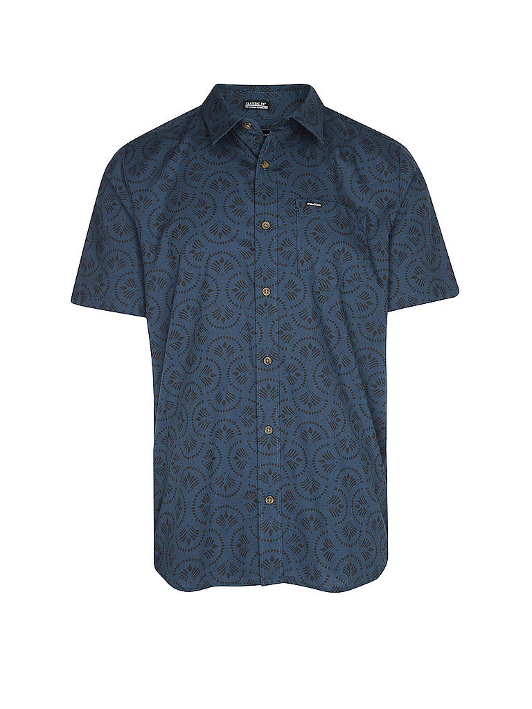 Camicia da spiaggia da uomo Scaler Stone blu XL