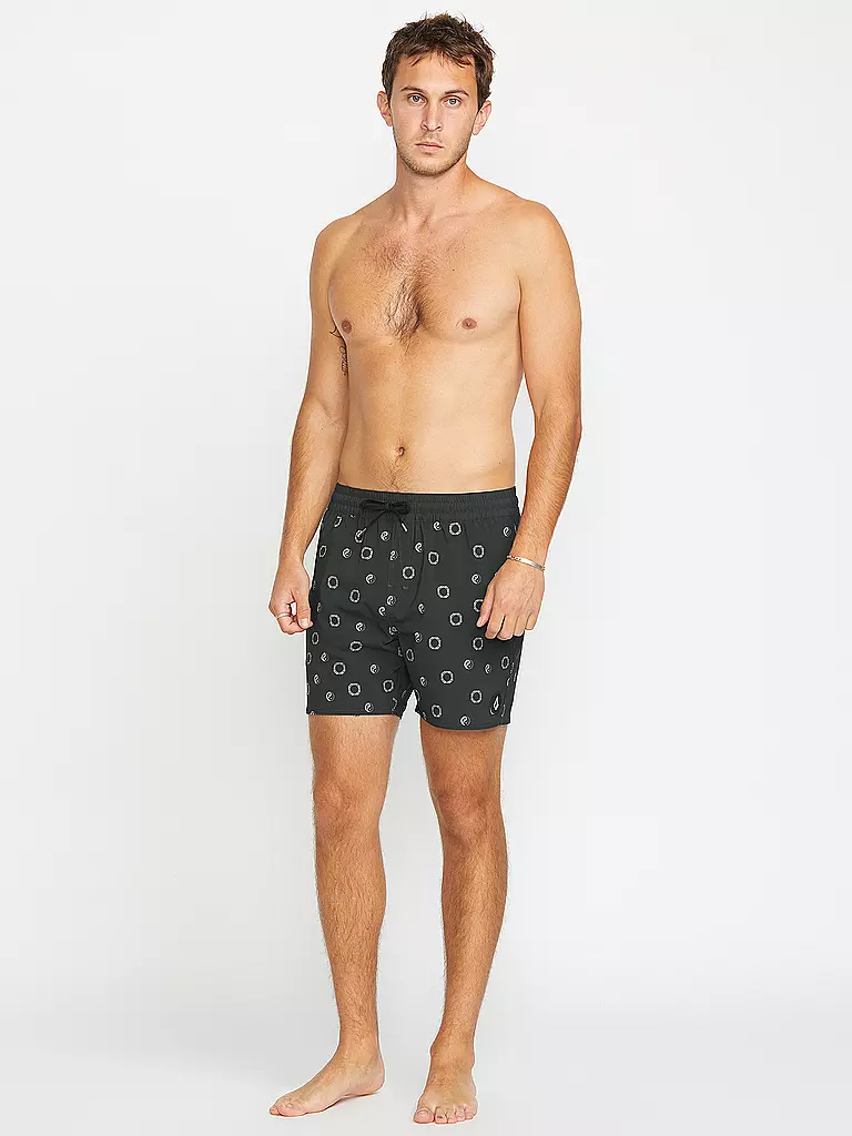 VOLCOM | Badeshort da uomo Lido Print Trunk 16 | Grigio