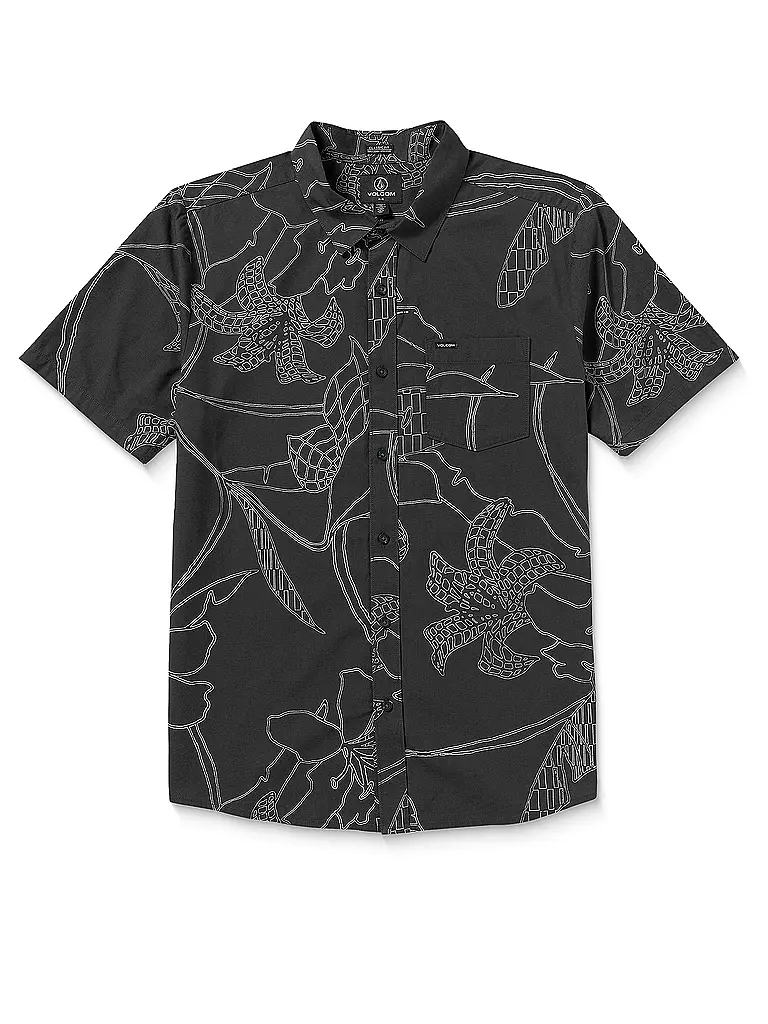 VOLCOM | Camicia da spiaggia da uomo Cad Floral | Grigio