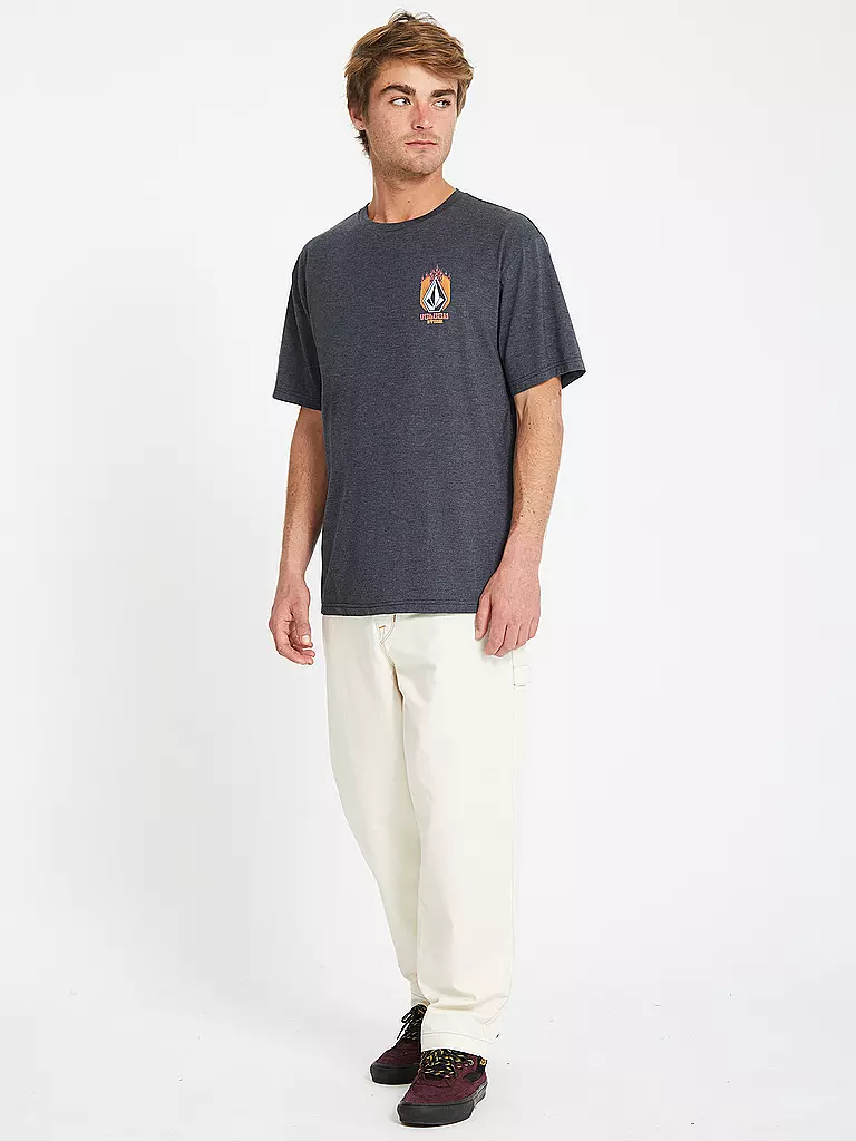 VOLCOM | Canotta da spiaggia da uomo Draggin Stone HTH | Grigio