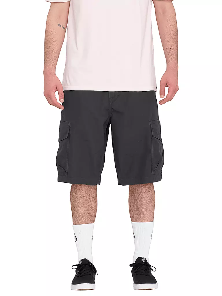 VOLCOM | Herren Bermuda Grande Barracks Cargo | Nero