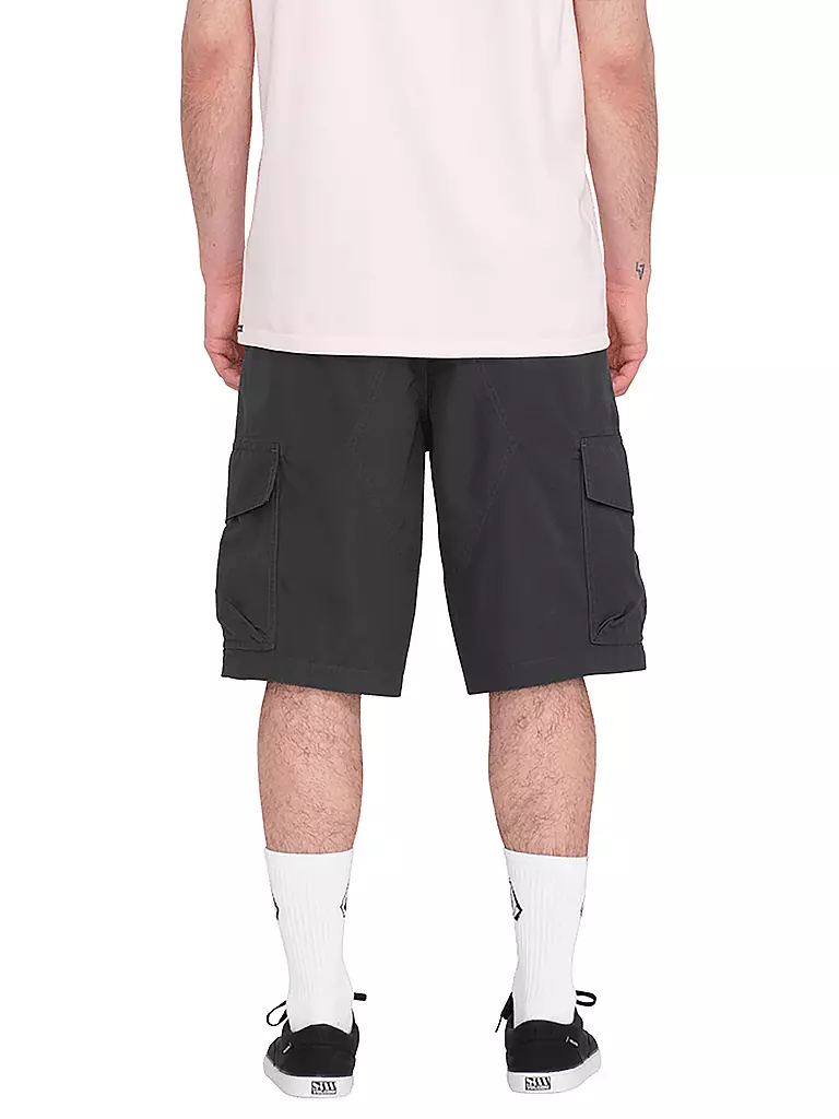VOLCOM | Herren Bermuda Grande Barracks Cargo | Nero