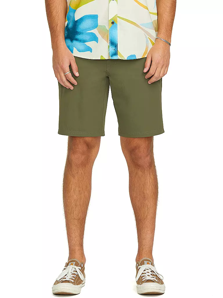 VOLCOM | Pantaloncini da spiaggia da uomo Frickin Cross Shred 20 | Oliva