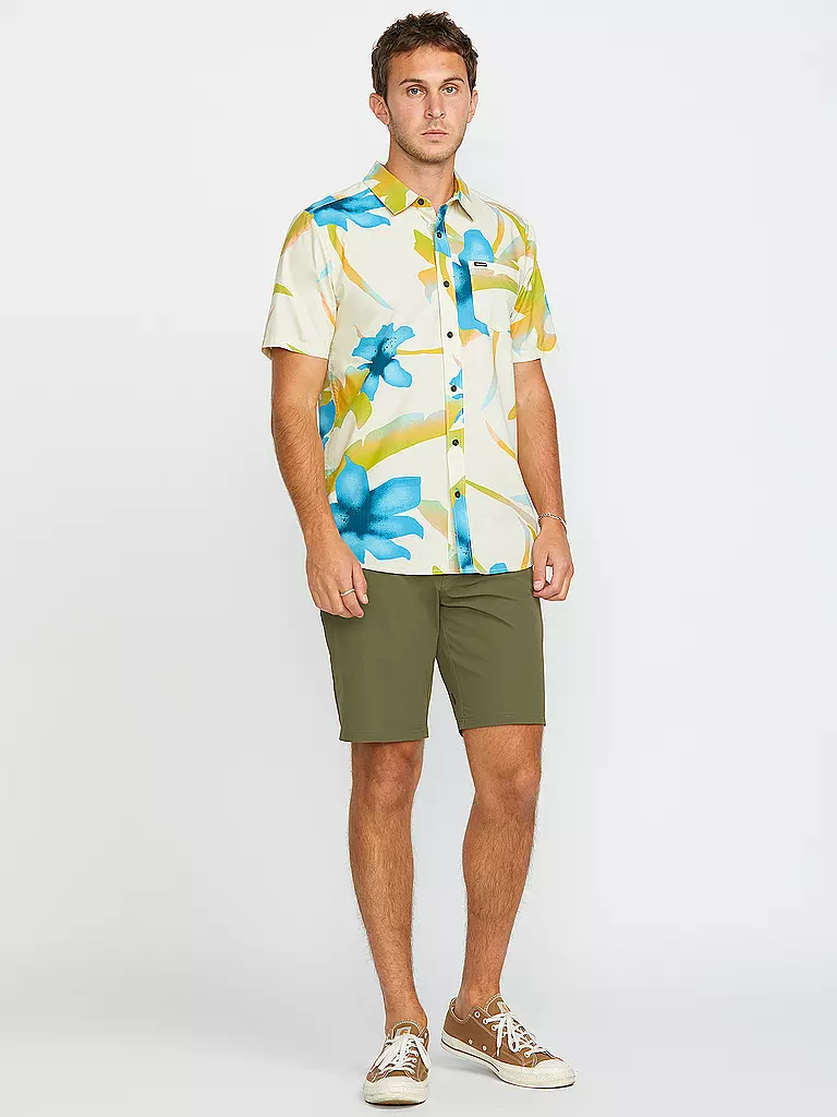 VOLCOM | Pantaloncini da spiaggia da uomo Frickin Cross Shred 20 | Oliva
