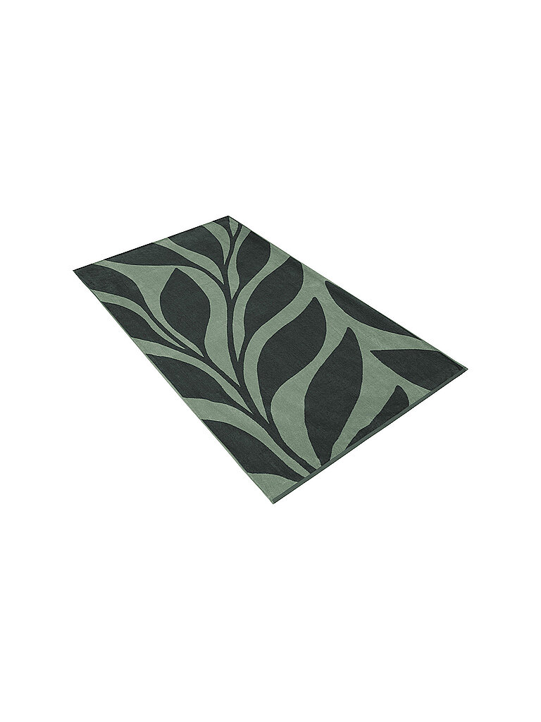 Telo da bagno Ocean Leaf 100x180cm verde scuro