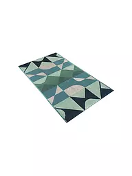 VOSSEN | Telo da bagno Geometric Glow | Verde scuro