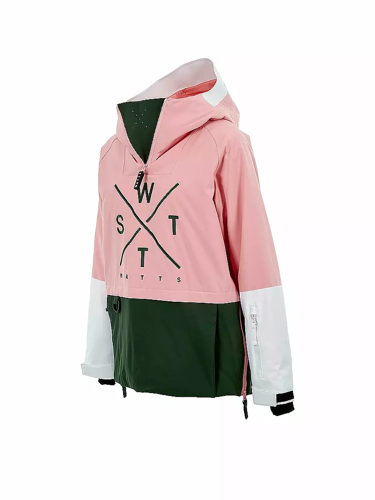 WATTS | Giacca da sci a vento da donna X-Metod | Rosa