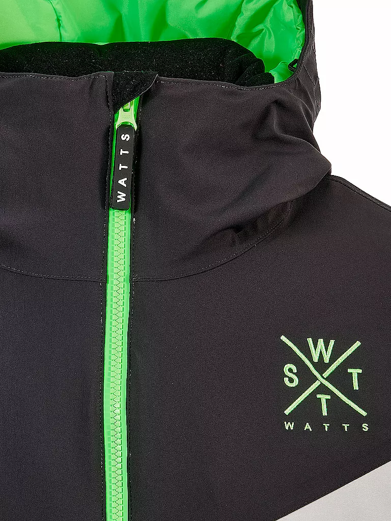 WATTS | Giacca da sci Storm da uomo | Grigio chiaro