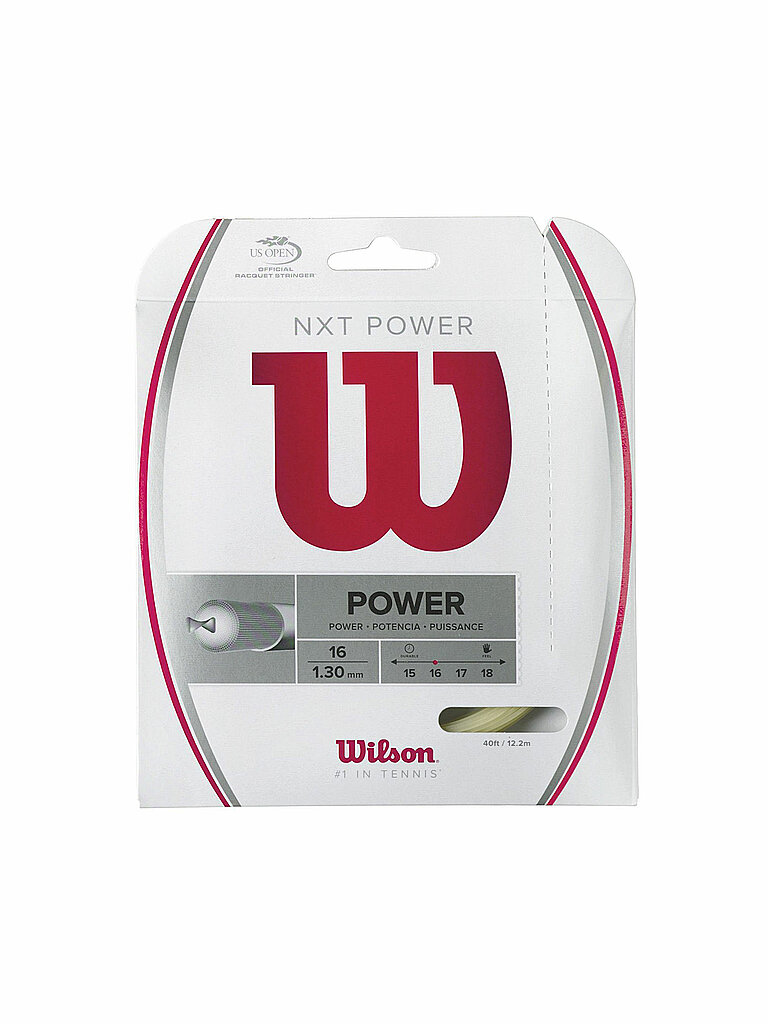 Corda da tennis NXT Power 16 12m trasparente