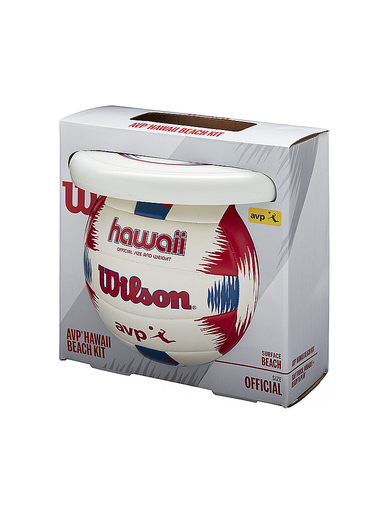 Beachvolleyball AVP Hawaii Beach Kit bianco