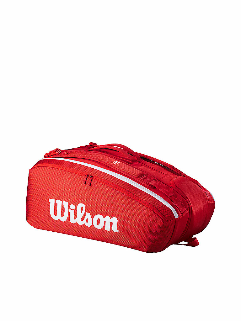 Borsa da tennis Super Tour Red Collection 12 racchette rosso