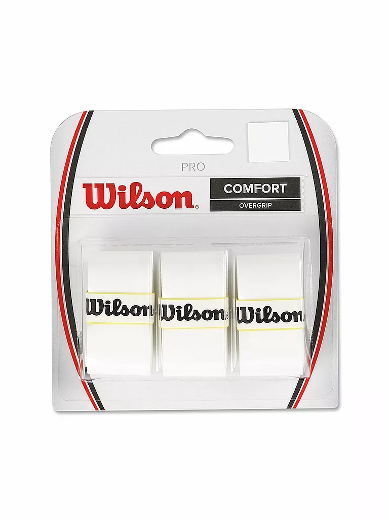 WILSON | Overgrip da tennis Pro White 3 pz. | Bianco
