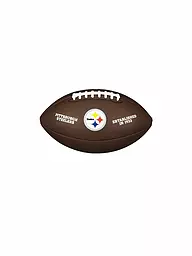 WILSON | Palla da football americano NFL con licenza Pittsburgh Steelers | Marrone