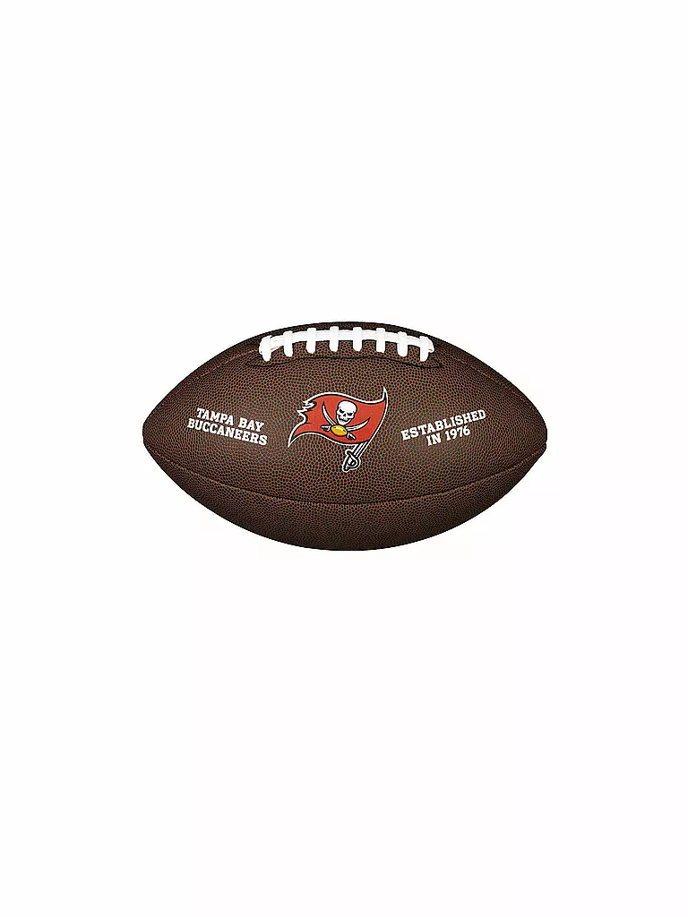 WILSON | Palla da football americano NFL con licenza Tampa Bay Buccaneers | Marrone