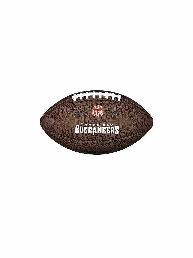 WILSON | Palla da football americano NFL con licenza Tampa Bay Buccaneers | Marrone