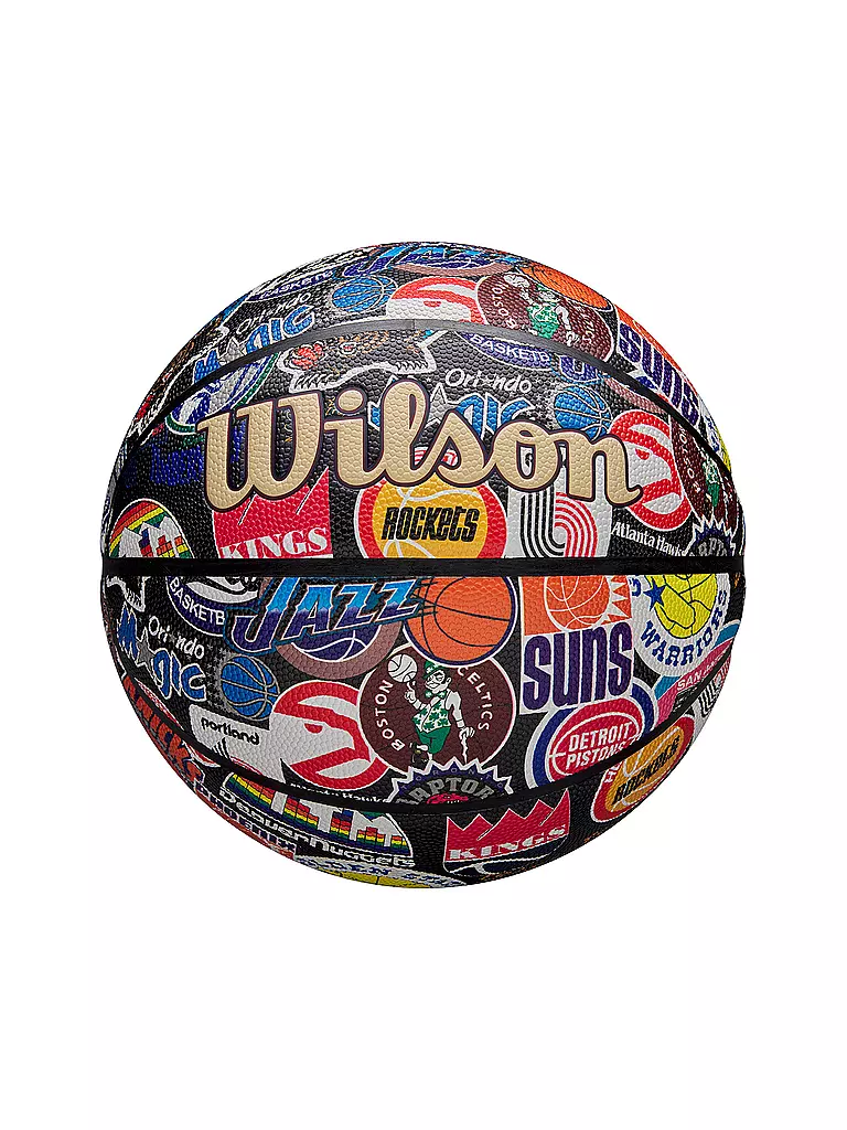 WILSON | Pallone da basket NBA All Team Retro | Multicolore