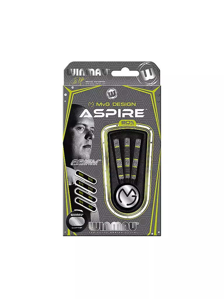 WINMAU | Frecce Softdart MvG Aspire 20g | Verde