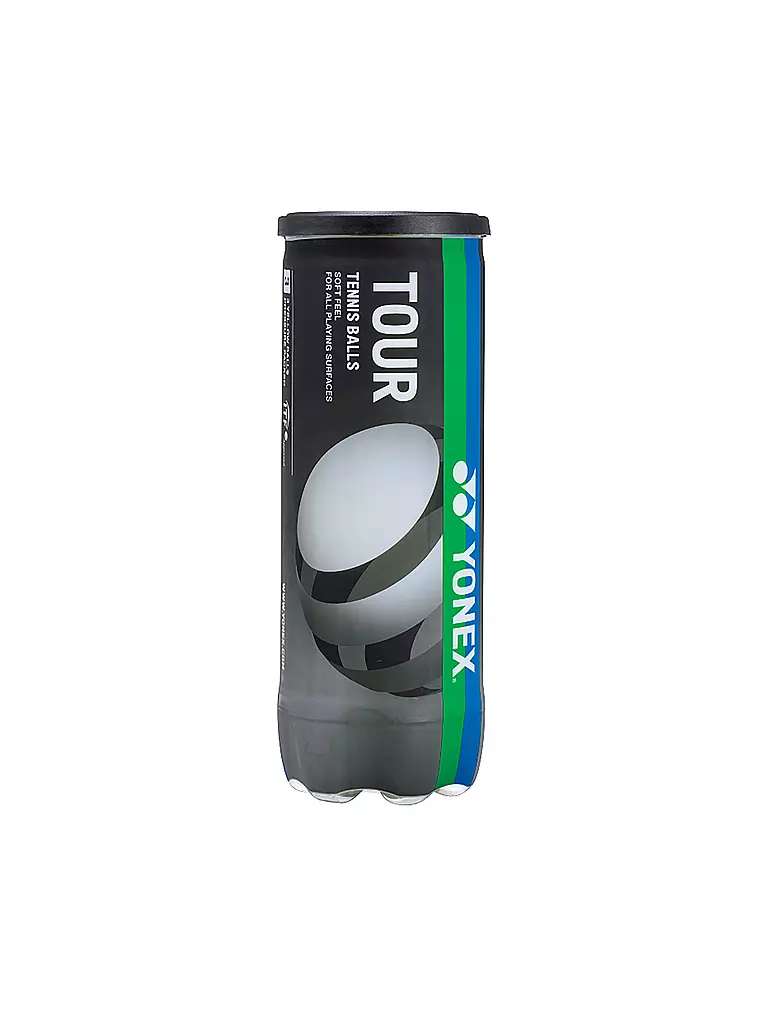 YONEX | Palle da tennis T-Ball Tour, confezione da 3 | Giallo