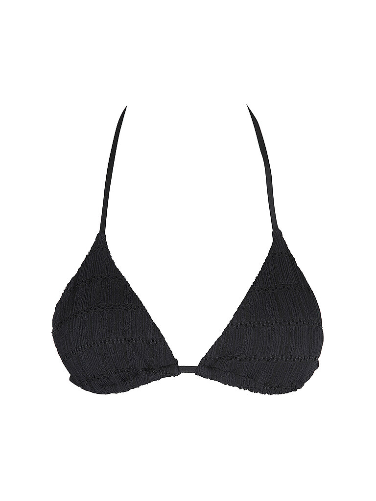 Top bikini triangolo da donna nero 85B