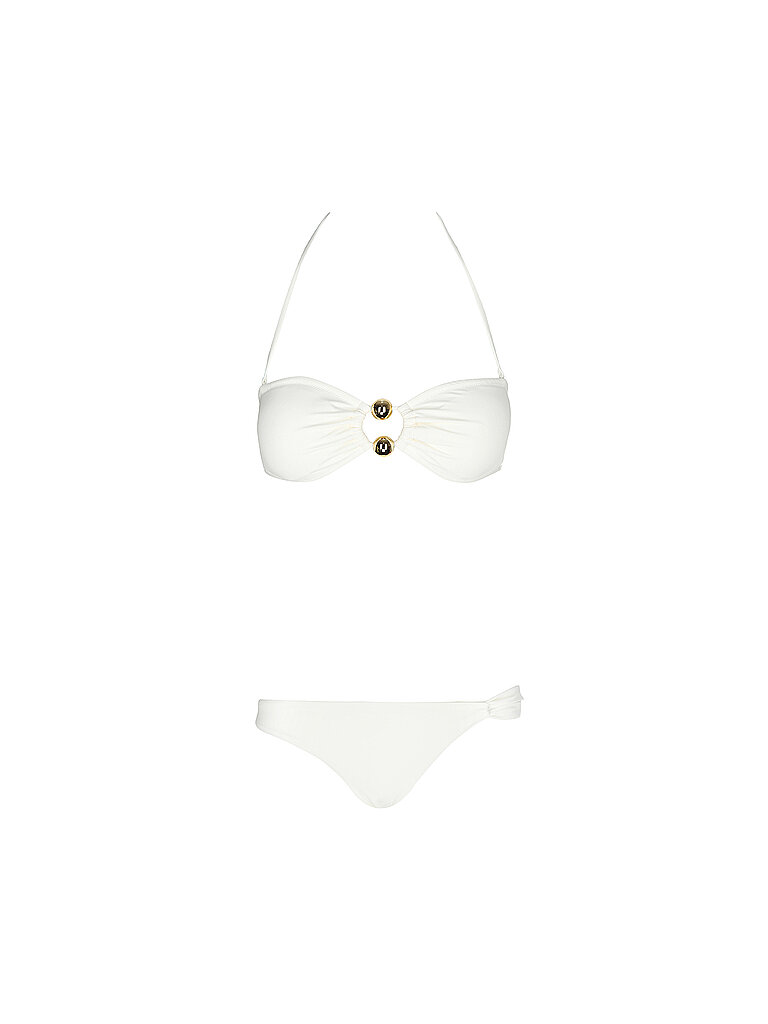 Bikinioberteil da donna a fascia crema 80B