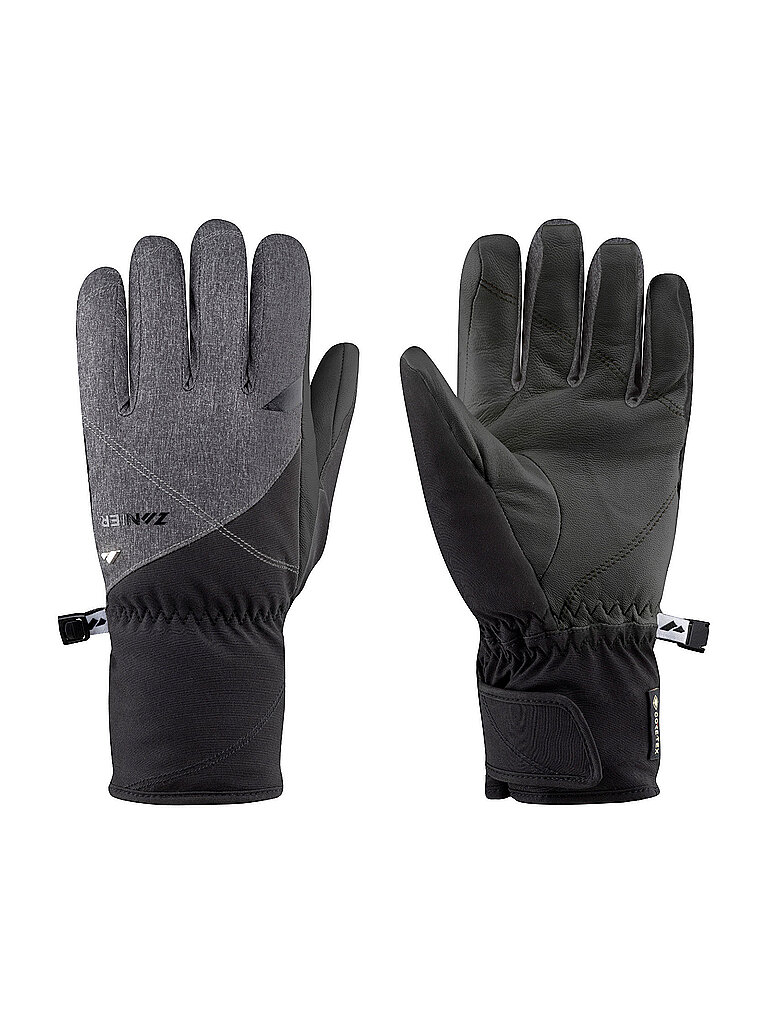 Guanti da sci da donna KAPRUN.GTX grigio 7,5