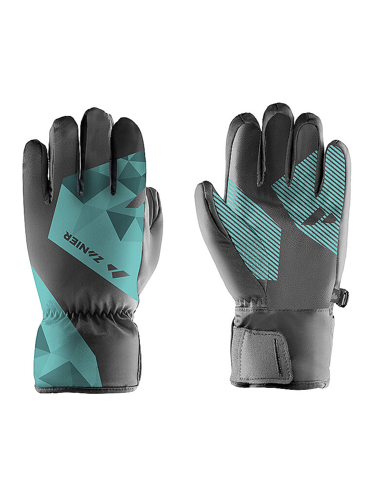 Guanti da sci per bambini SILLIAN.STX 2.0 turchese 6