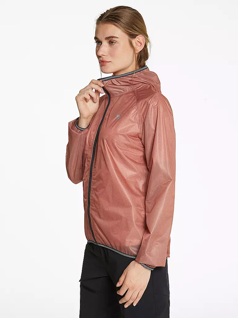 ZIENER | Damen Regejacke Natina Hoodie | Corallo